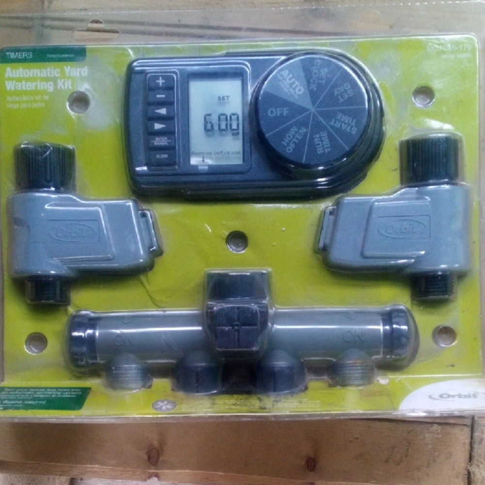 Automatic Yard Watering Kit - Gray